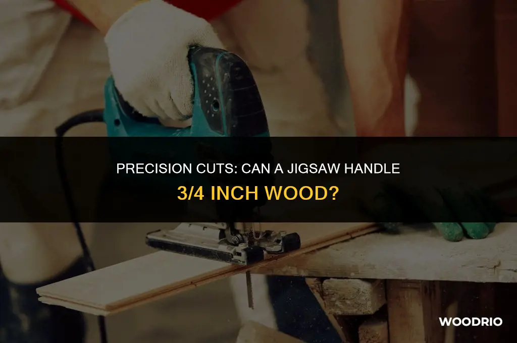 can i cut 3 4 in wood with a jigsaw