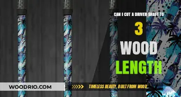 Customizing Your Golf Club: Driver Shaft to 3 Wood Length