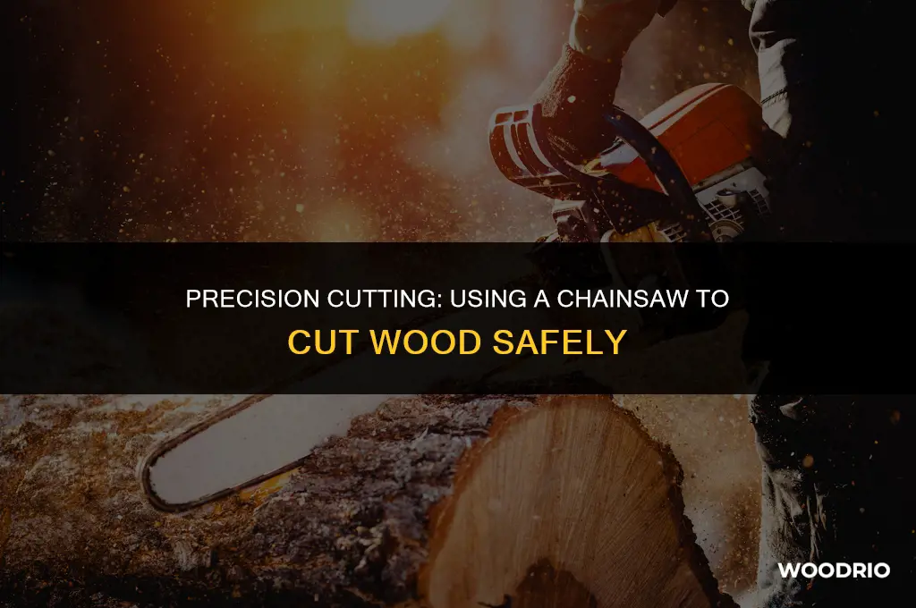 can i cut a piece of wood with a chainsaw