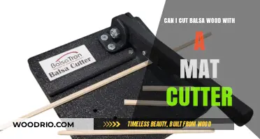 Precision Cutting: Using a Mat Cutter on Balsa Wood