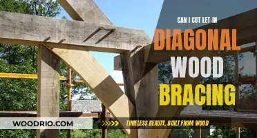 Precision Cuts: Let-In Diagonal Wood Bracing for Structural Integrity