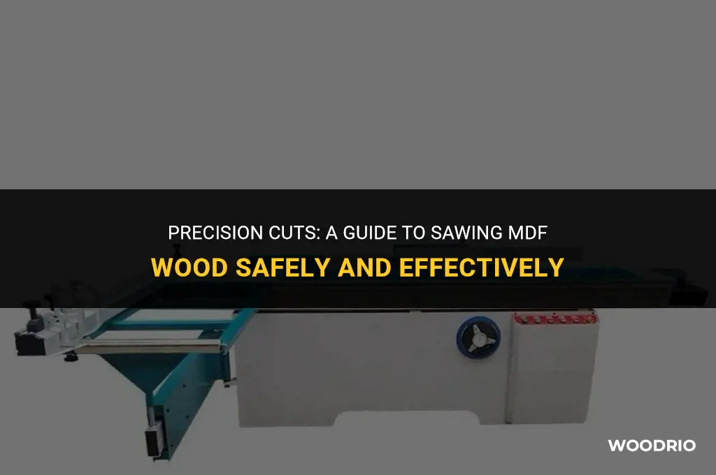 can i cut mdf wood with saw