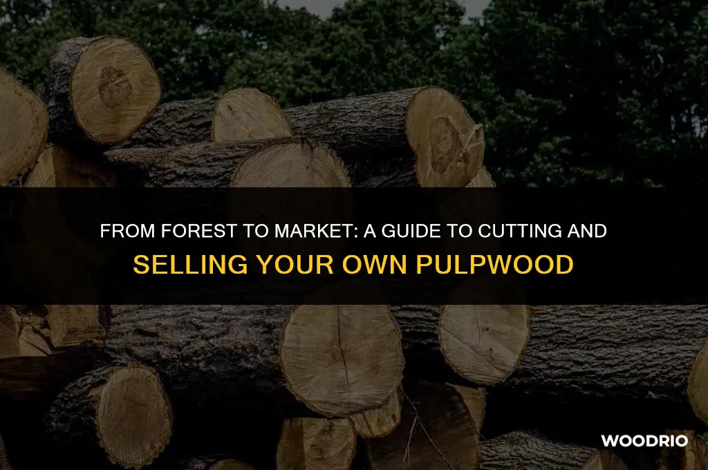 can i cut my own pulp wood and sell