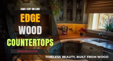 Exploring the Craft: Cutting on Live Edge Wood Countertops