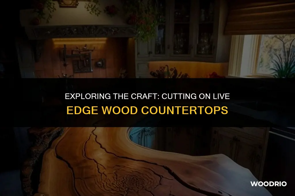 can i cut on live edge wood countertops