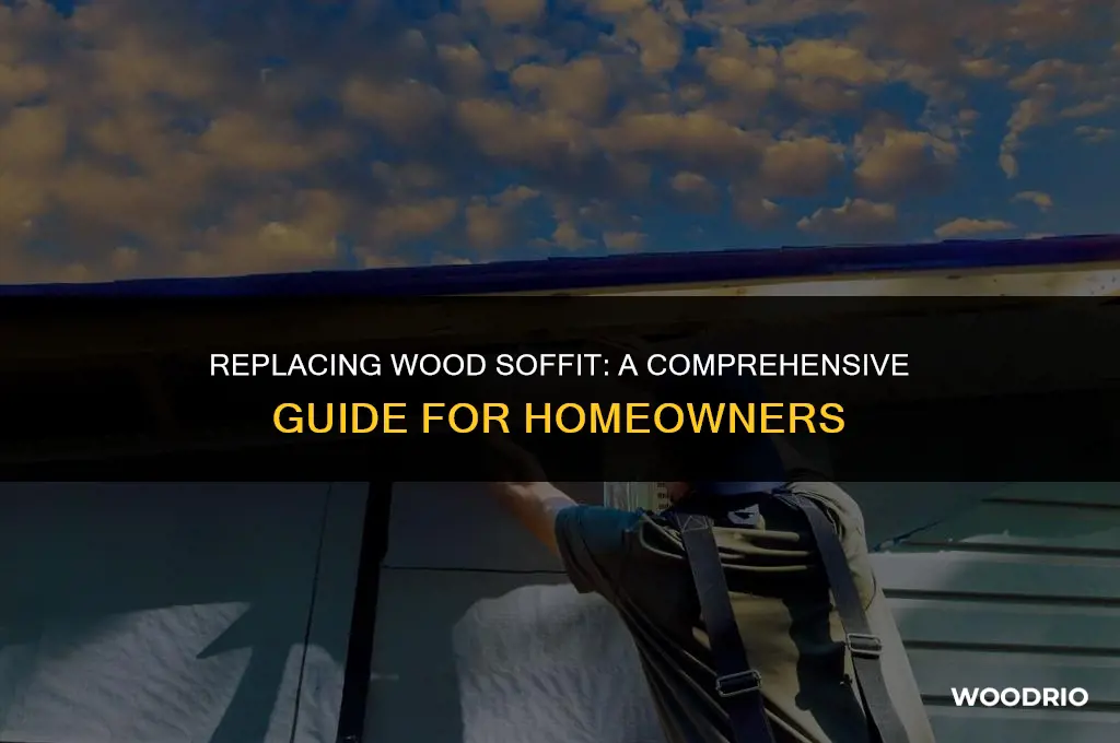 can i cut out entire wood soffet