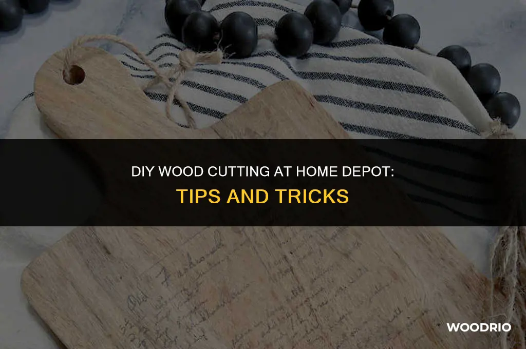 can i cut wood at home ddepot
