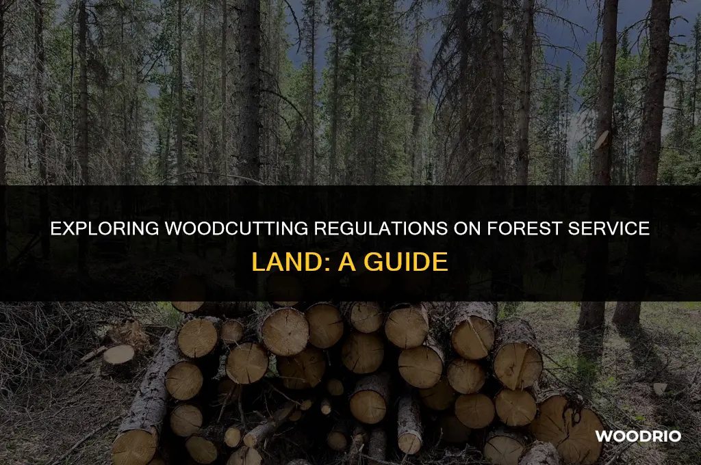 can i cut wood in forrest service land