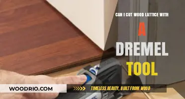 Precision Cuts: Using a Dremel Tool for Wood Lattice Projects