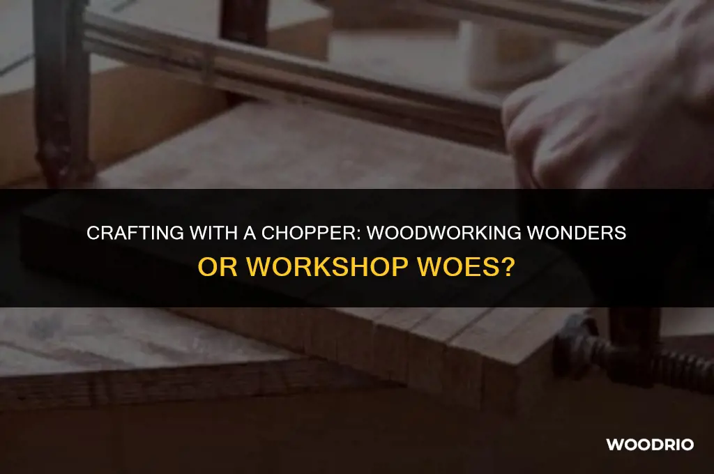 can i cut wood with a chopper