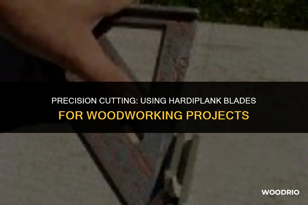 can i cut wood with a hardiplank blade
