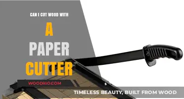 Precision Cuts: Using a Paper Cutter for Woodworking Projects