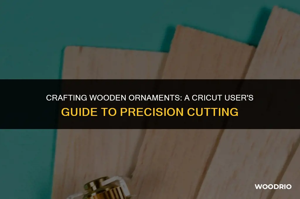 can i cut wooden ornaments with my cricut
