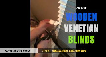 DIY Guide: Cutting Wooden Venetian Blinds to Size