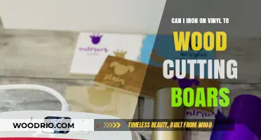 Crafting with Vinyl: Ironing Techniques for Wood Cutting Boards