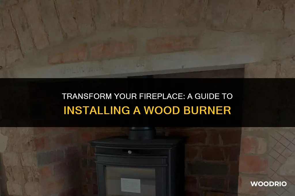 can i put a wood burner in my fireplace