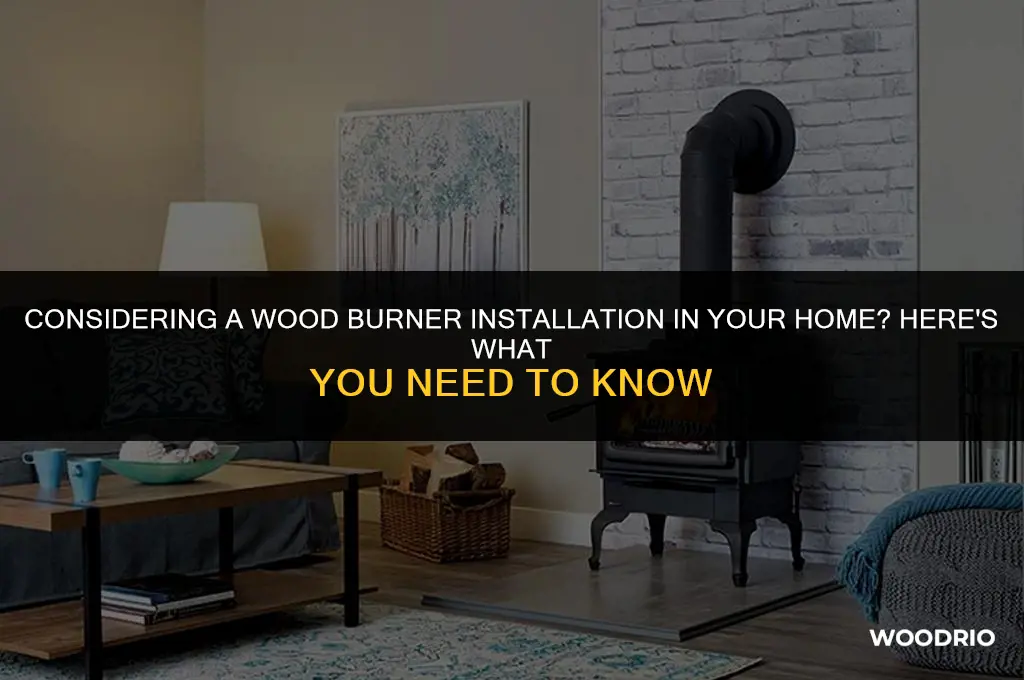 can i put a wood burner in my house