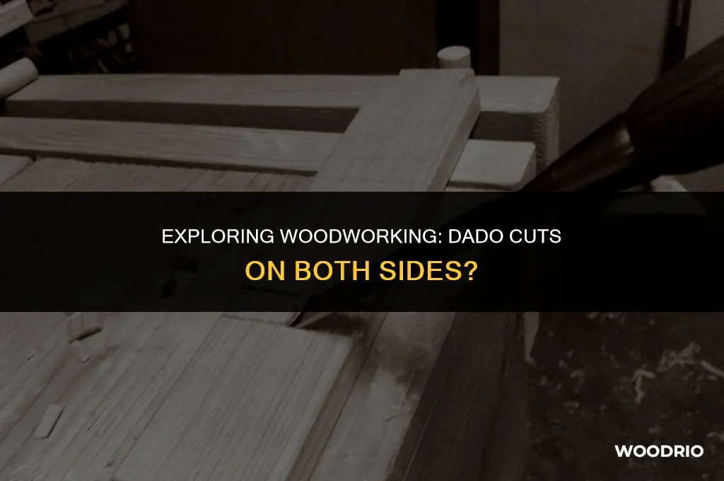 can i put dado cuts on both sides of wood