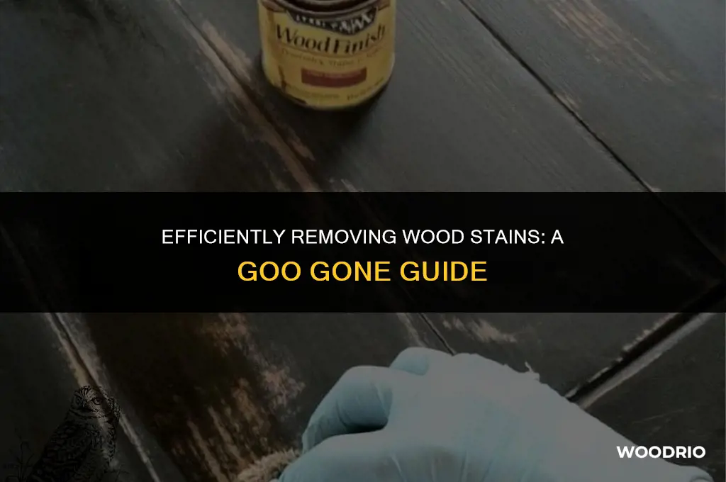 can i remove wood stains goo gone