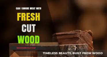 Smoking Meat with Fresh-Cut Wood: A Beginner's Guide