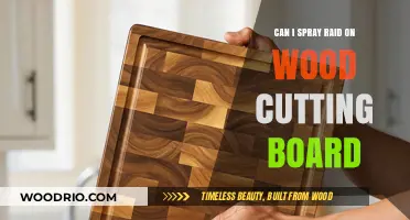 Safe Pest Control: Can You Spray Raid on a Wood Cutting Board?