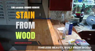 Lacquer Thinner's Surprising Power: Removing Stains from Wood Surfaces
