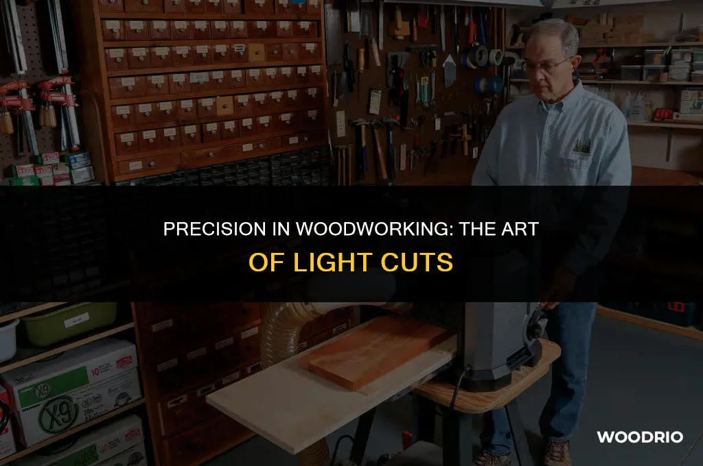can light cuts in wood