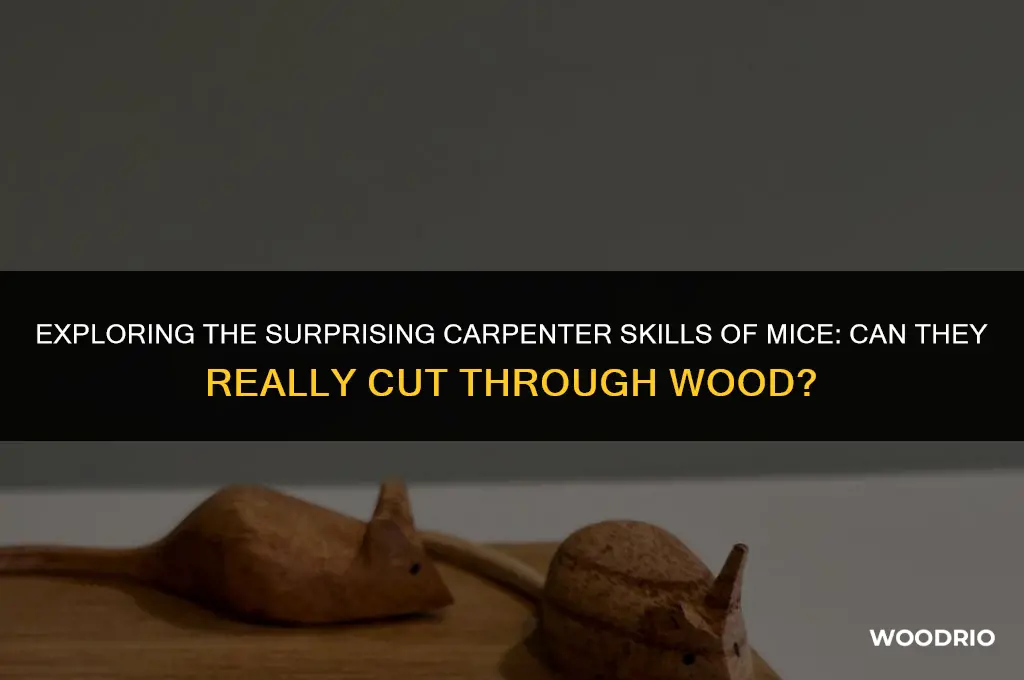 can mice cut through wood