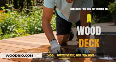 Deck Rescue: Can OxiClean Tackle Tough Wood Stains?
