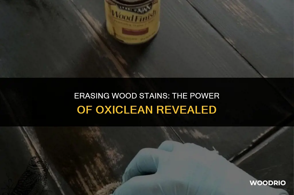 can oxiclean remove wood stains