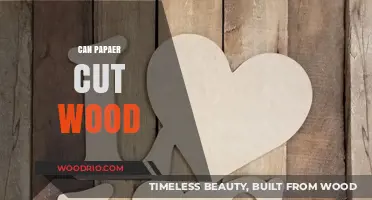 Precision Craftsmanship: Can Paper Truly Cut Wood?