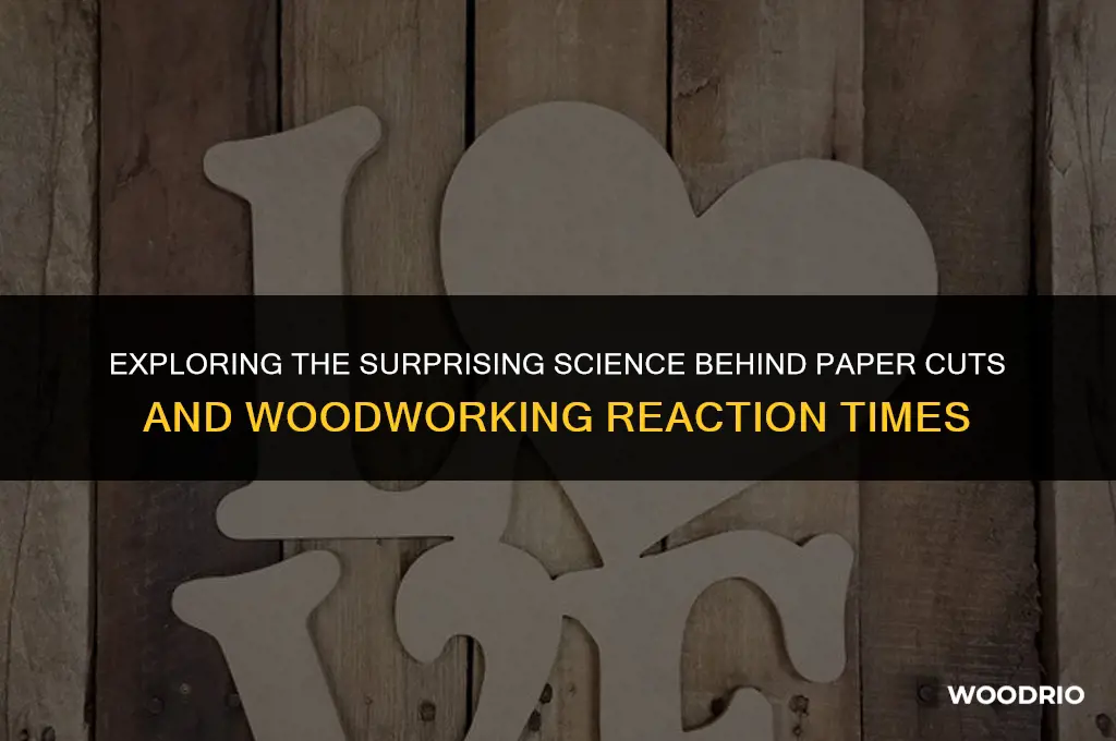 can paper cut wood reaction time