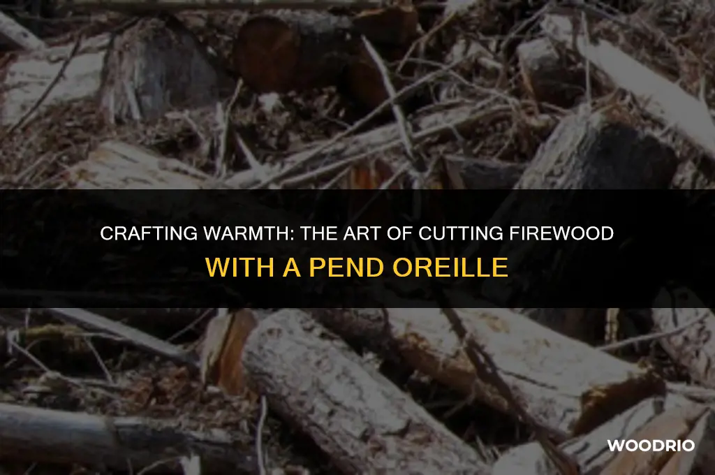 can pend oreille cut fire wood
