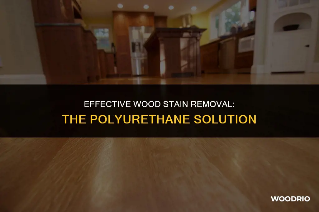 can polyurethane remove some of the new wood stain