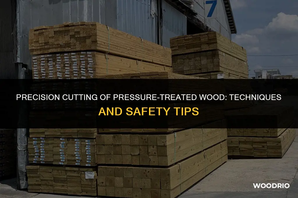 can preasure treated wood be cut