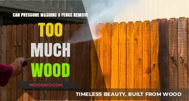 Pressure Washing a Fence: Risks of Removing Too Much Wood