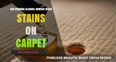 Effective Wood Stain Removal on Carpets Using Rubbing Alcohol