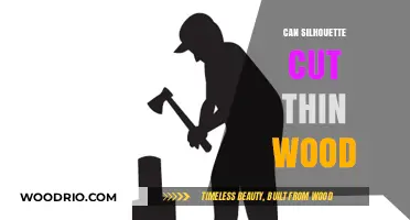 Precision Crafting: Can Silhouette Machines Cut Thin Wood?