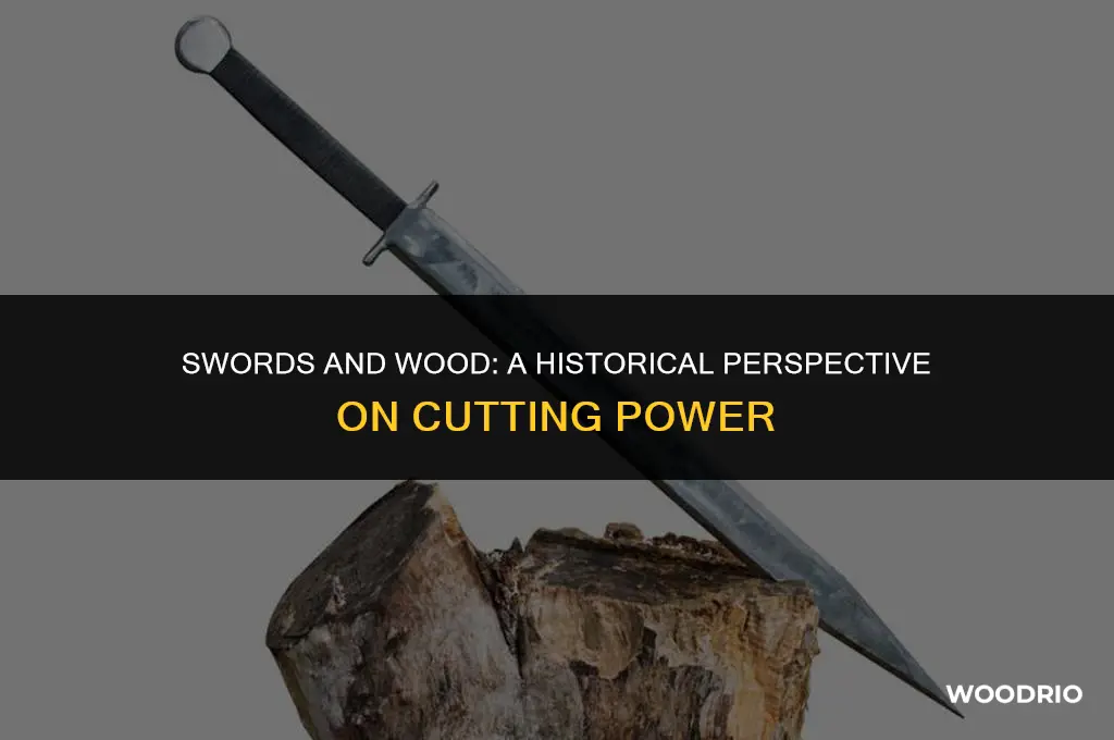 can swords cut through wood