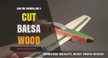 Precision Cutting: Can the Express Air 3 Handle Balsa Wood?