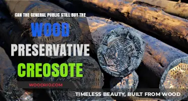 Is Creosote Wood Preservative Still Available for Public Purchase?