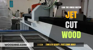 Precision Cutting: Can the OMAX Water Jet Slice Through Wood?