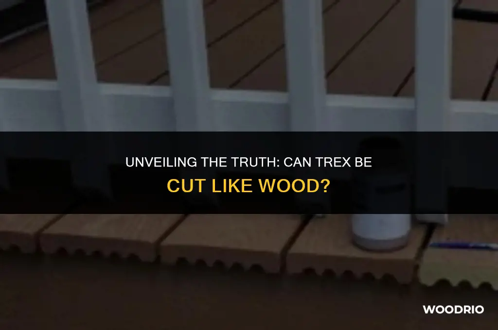 can trex be cut like wood