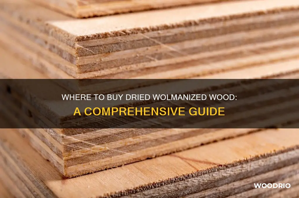 can u buy dried wolmanized wood