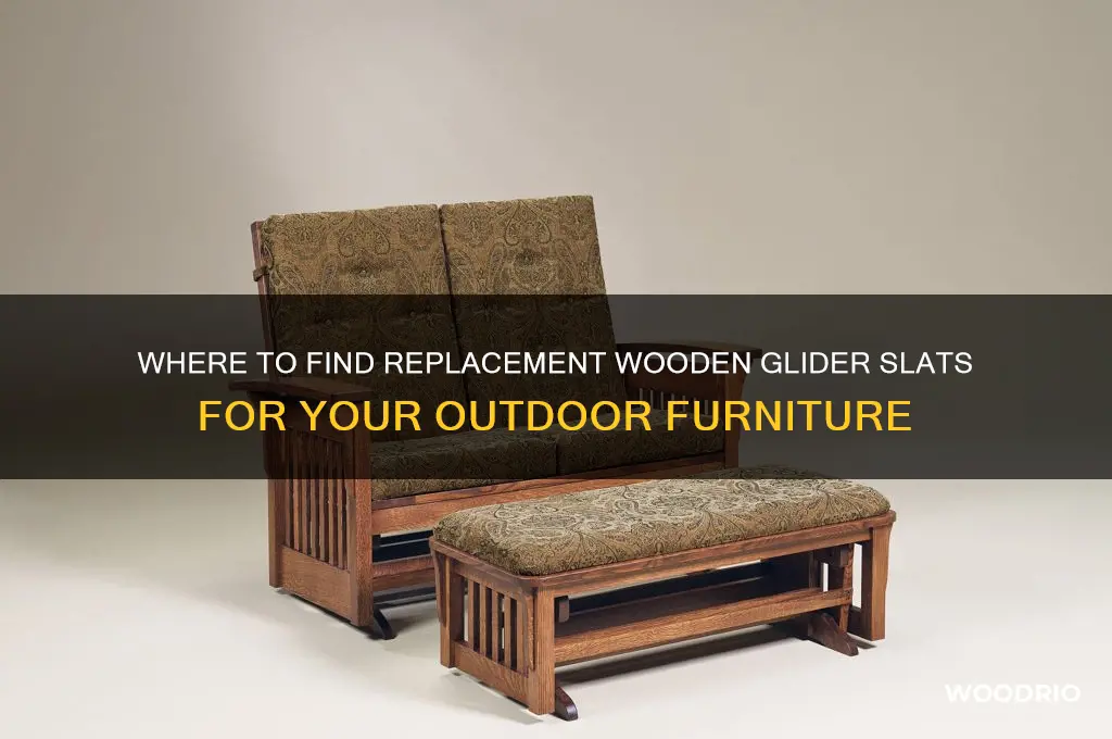 can u buy replacement wooden glider slats