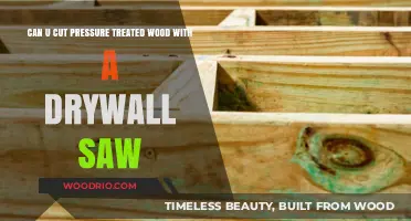 Precision Cuts: Using a Drywall Saw on Pressure Treated Wood