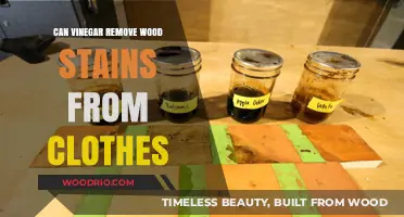 Vinegar's Power: A Natural Remedy for Wood Stains on Fabric