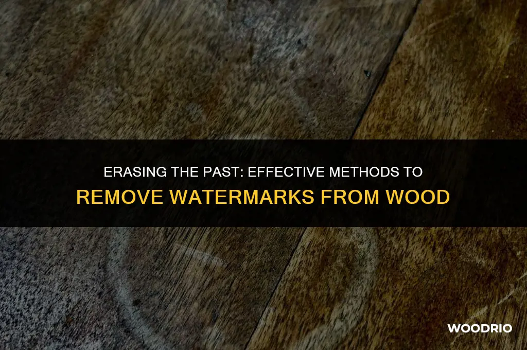 can water marks be removed from wood