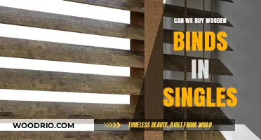 Buying Wooden Blinds Individually: Single Options for Custom Window Treatments