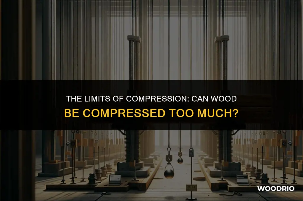 can wood be compressed too much